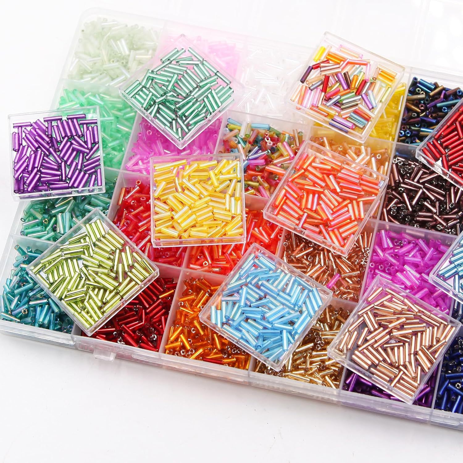 About 6720Pcs/Box 7mm 28 Color - Bead Organizer Tray avis et prix
