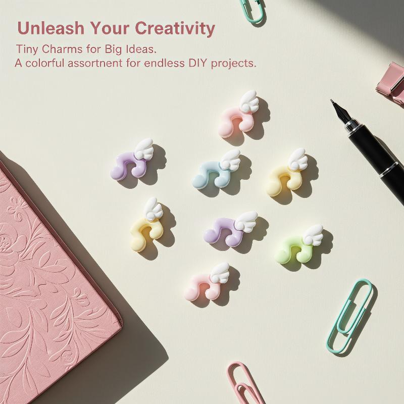 Resin Music Note Charms Cute P - Jewelry Making Party For Adults avis et prix