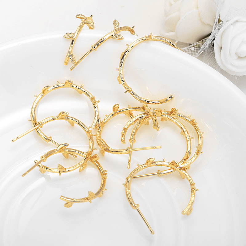 6PCS 18K Gold Color Brass with - Jewelry Making Essentials avis et prix