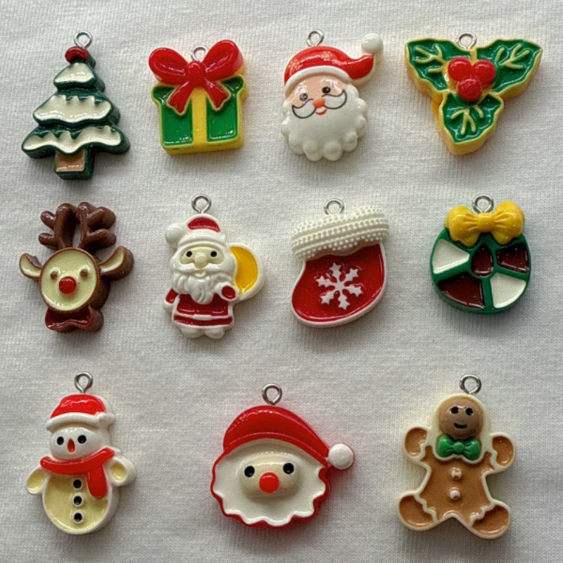 10pcs Christmas Cartoon Series - Jewelry Making Diy avis et prix