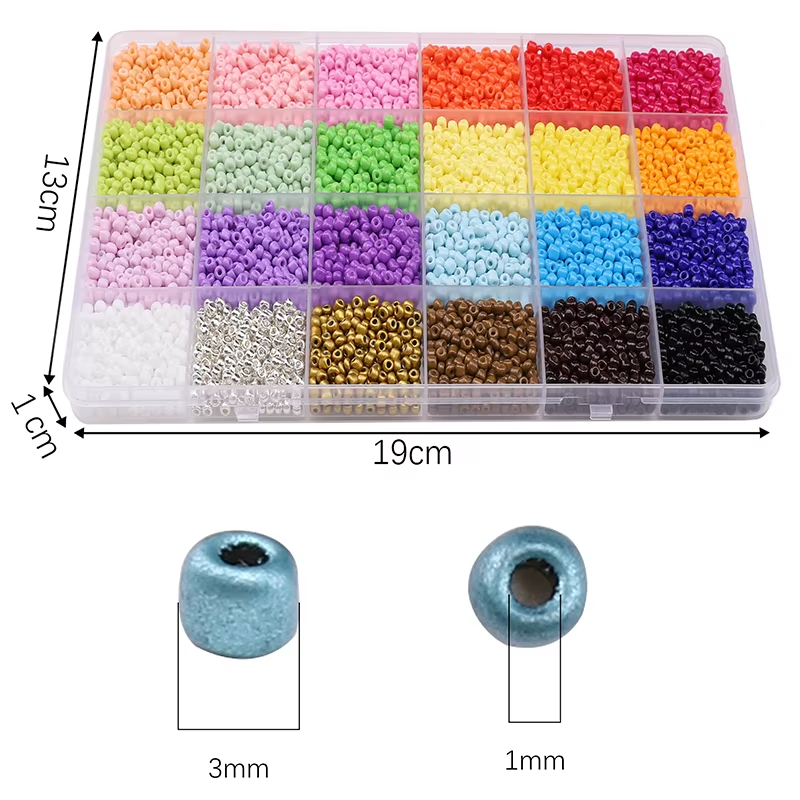 About 5200Pcs24 Grid Rice Bead - Bead Organizer Tray avis et prix