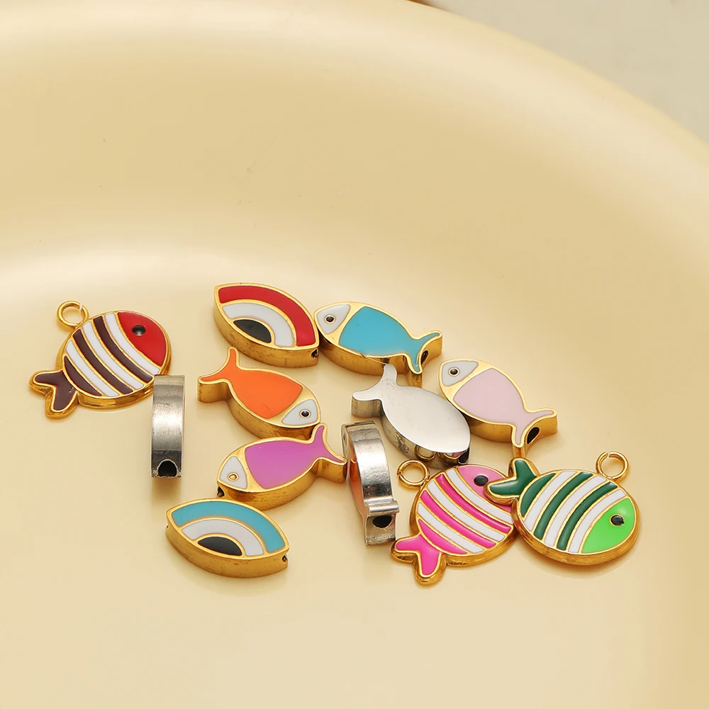 5Pcs Stainless Steel Colorful  - Jewelry Making For Kids avis et prix
