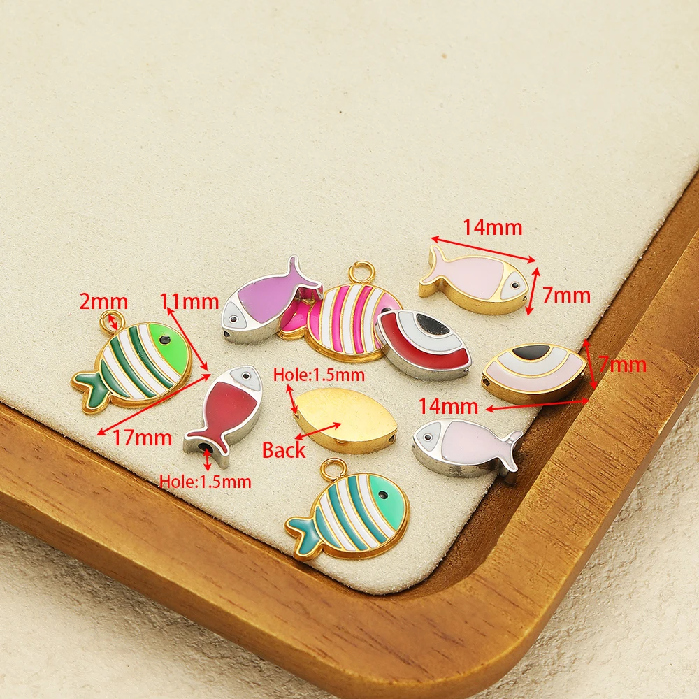 5Pcs Stainless Steel Colorful  - Jewelry Making For Kids avis et prix