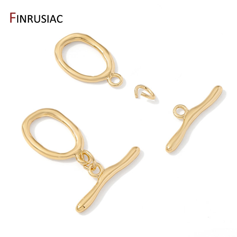 18K Gold Plated Brass Oval/Hea - Jewelry Making Essentials avis et prix