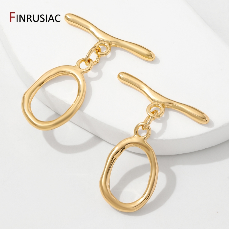 18K Gold Plated Brass Oval/Hea - Jewelry Making Essentials avis et prix