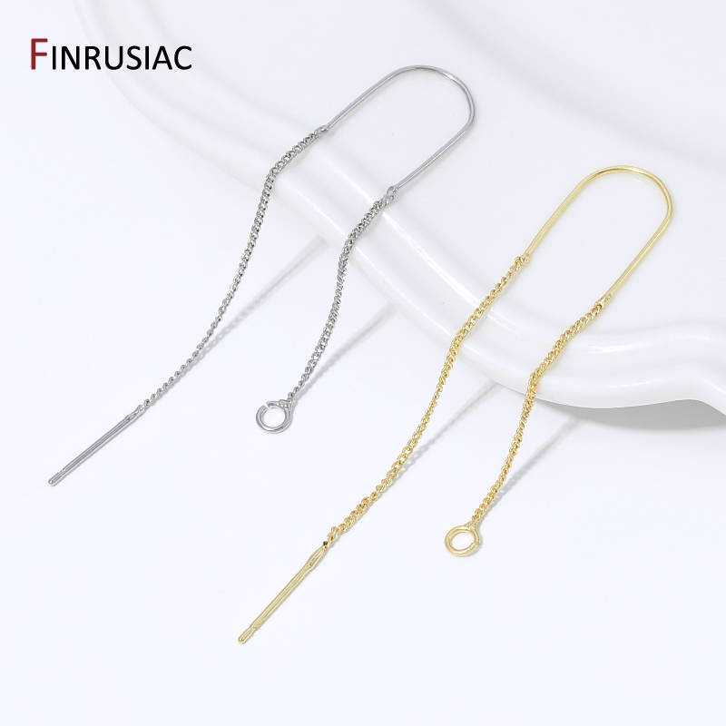 18K Gold Plated Brass Long Tas - Jewelry Making Essentials avis et prix