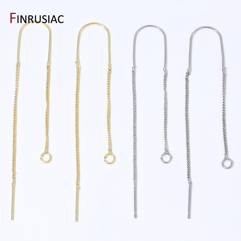 18K Gold Plated Brass Long Tas - Jewelry Making Essentials avis et prix