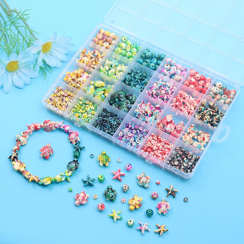 6/46/558pcs Multi-color Turquo - Jewelry Making Birthday Party avis et prix
