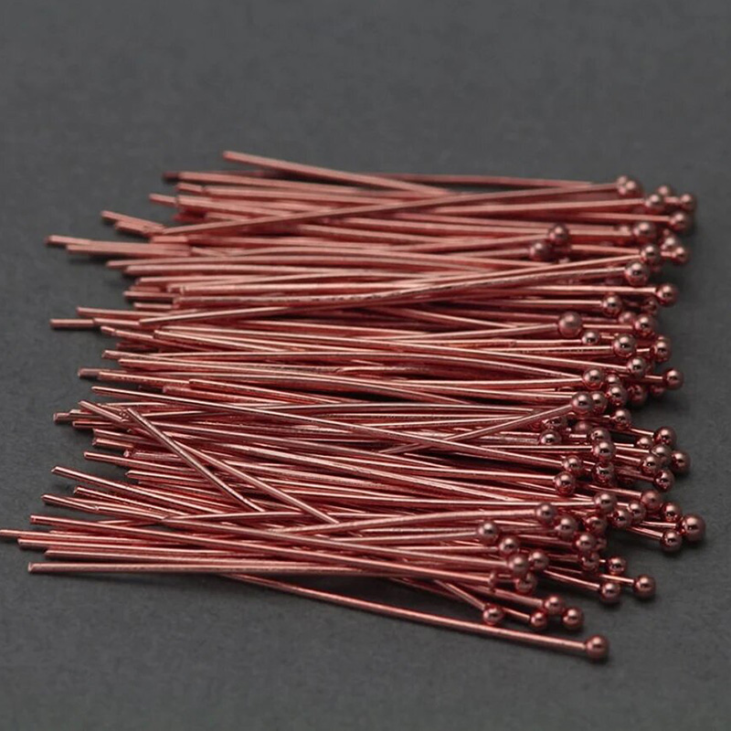 14K Rose Gold Filled Ball Head - Jewelry Making Head Pins avis et prix
