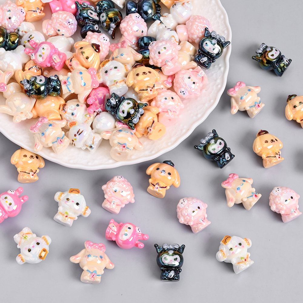 10Pcs Sanrio Resin Focus Bead  - Jewelry Making 3 Year Old avis et prix