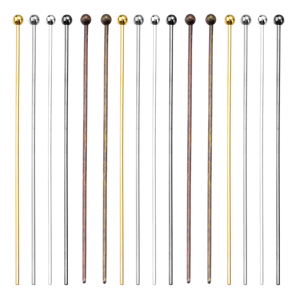 100/200pcs Copper Ball Head Pi - Jewelry Making Equipment avis et prix