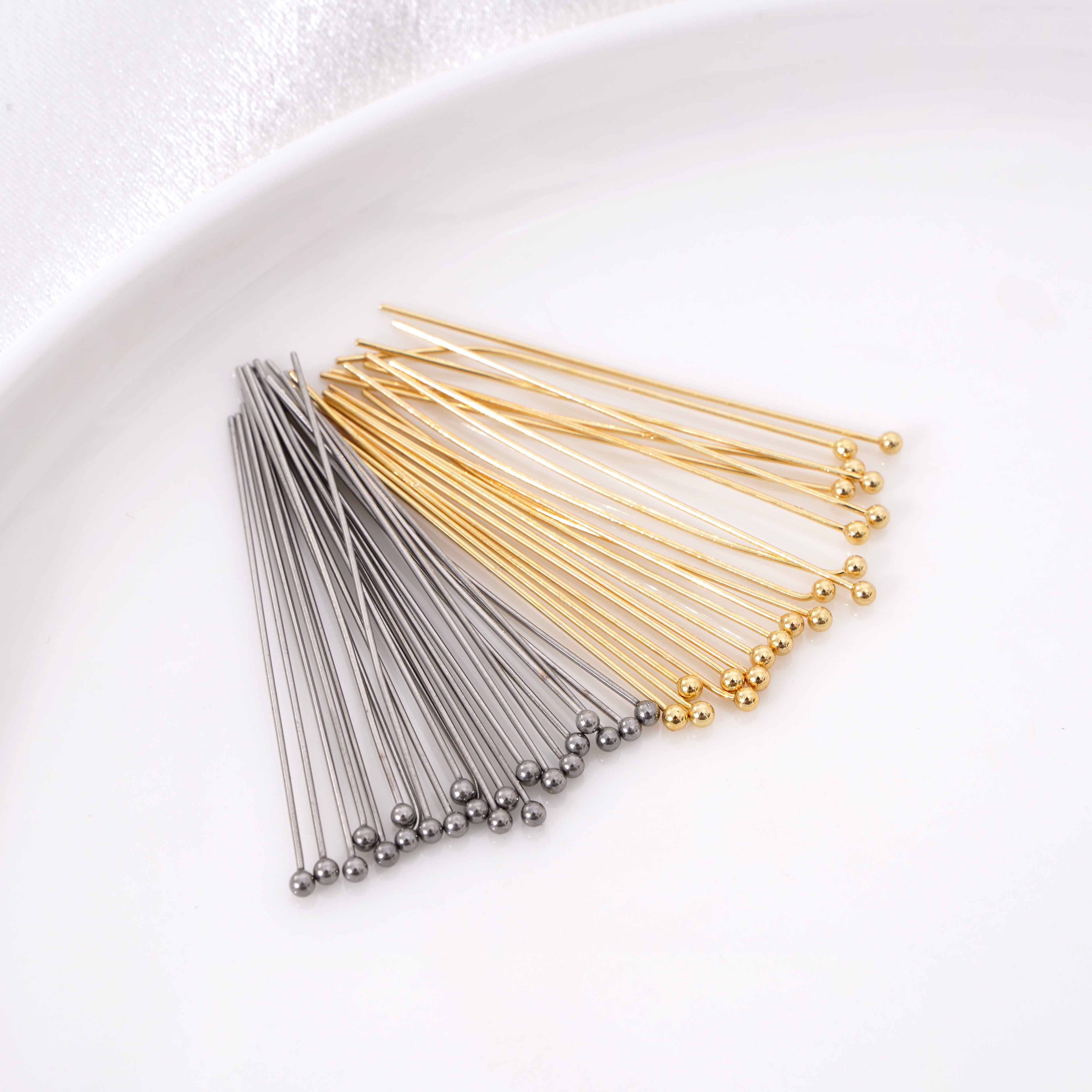 50-100pcs Stainless Steel Rhod - Jewelry Making Head Pins avis et prix