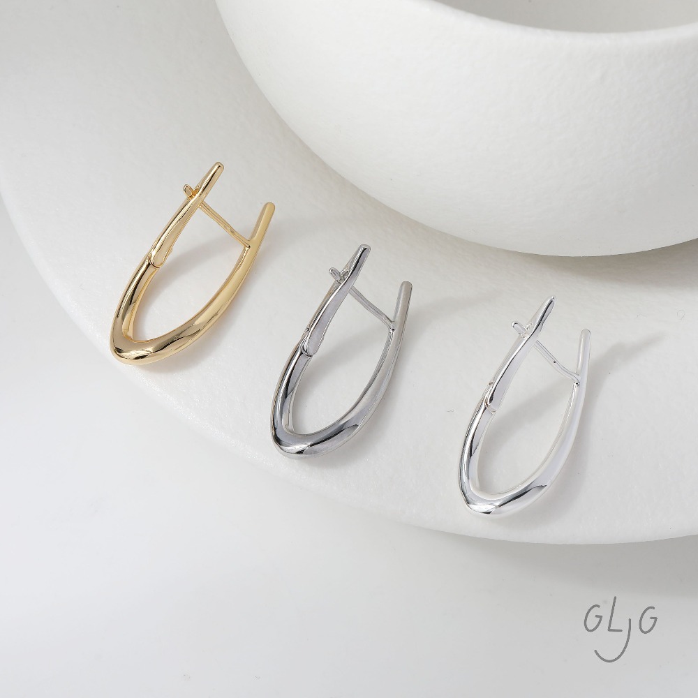 4PCS Twisted Shape Ear Studs D - Jewelry Making Head Pins avis et prix