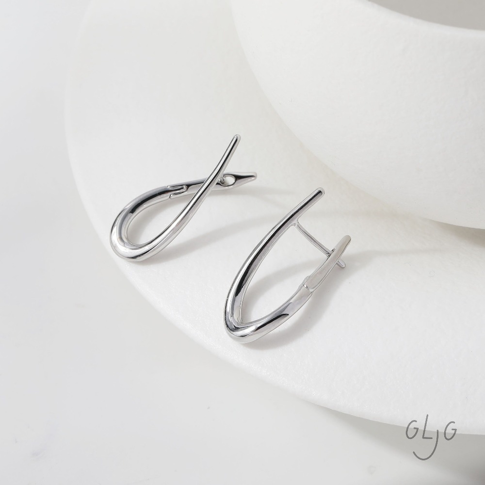 4PCS Twisted Shape Ear Studs D - Jewelry Making Head Pins avis et prix