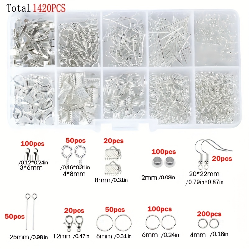 1420pcs 1box Jewelry Findings  - Jewelry Making A Ring avis et prix