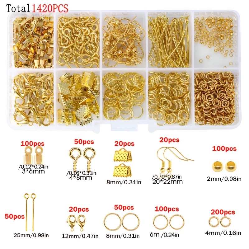 1420pcs 1box Jewelry Findings  - Jewelry Making A Ring avis et prix