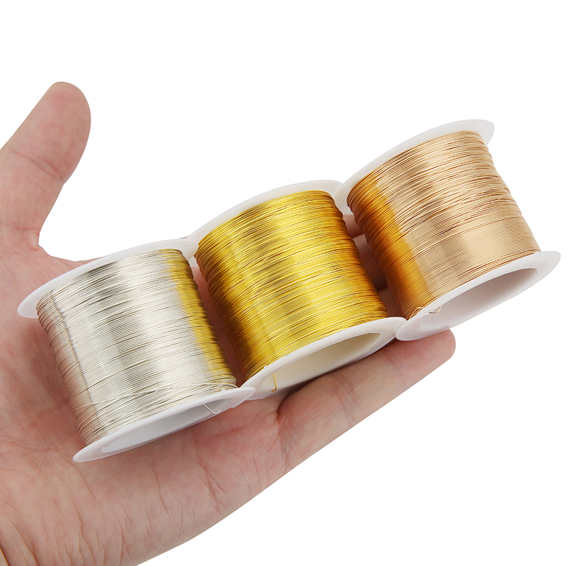 100meters Copper Stainless Ste - Jewelry Making Yarn avis et prix