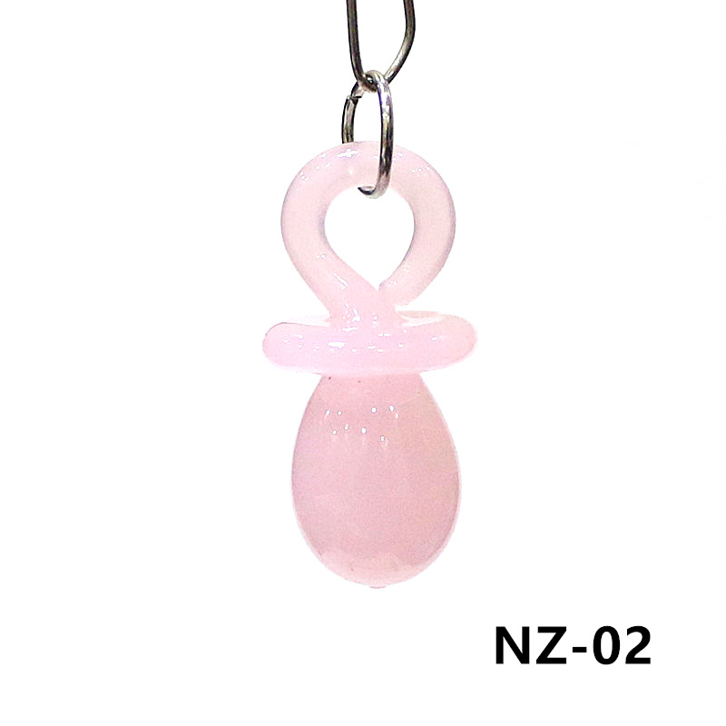 1PC Mini Glass Pacifier Charm  - Jewelry Making Birthday Party avis et prix