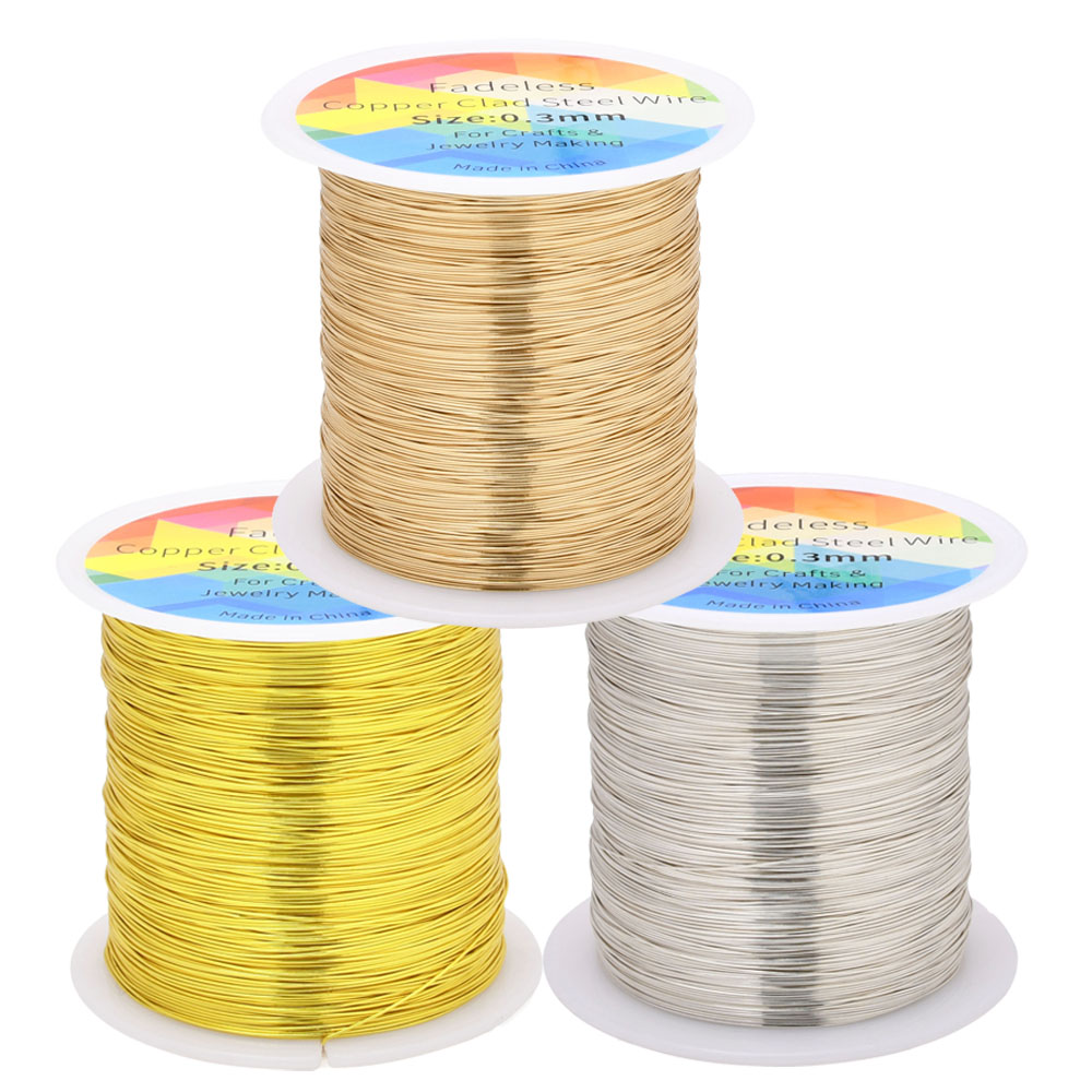 100m/328ft Fadeless Copper Cla - Jewelry Making Yarn avis et prix