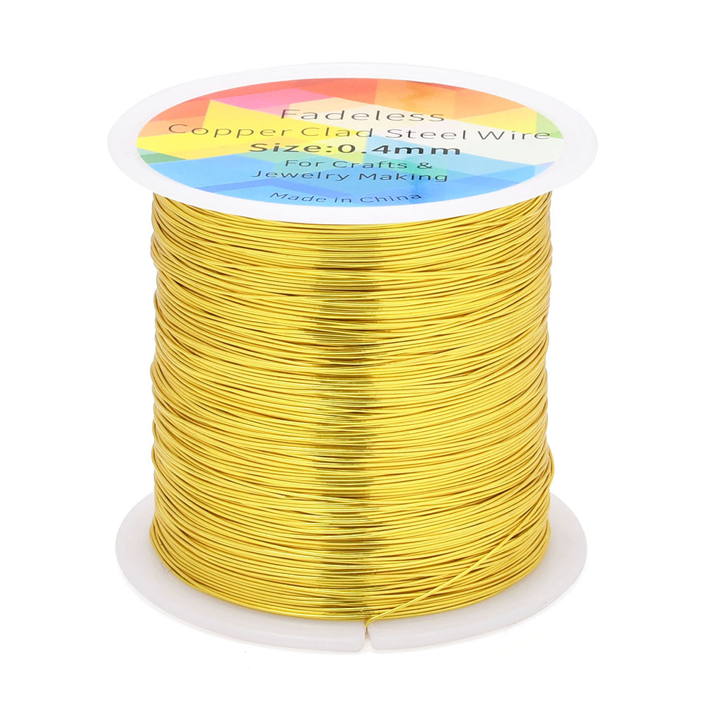 100m/328ft Fadeless Copper Cla - Jewelry Making Yarn avis et prix