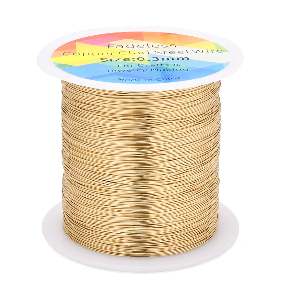 100m/328ft Fadeless Copper Cla - Jewelry Making Yarn avis et prix