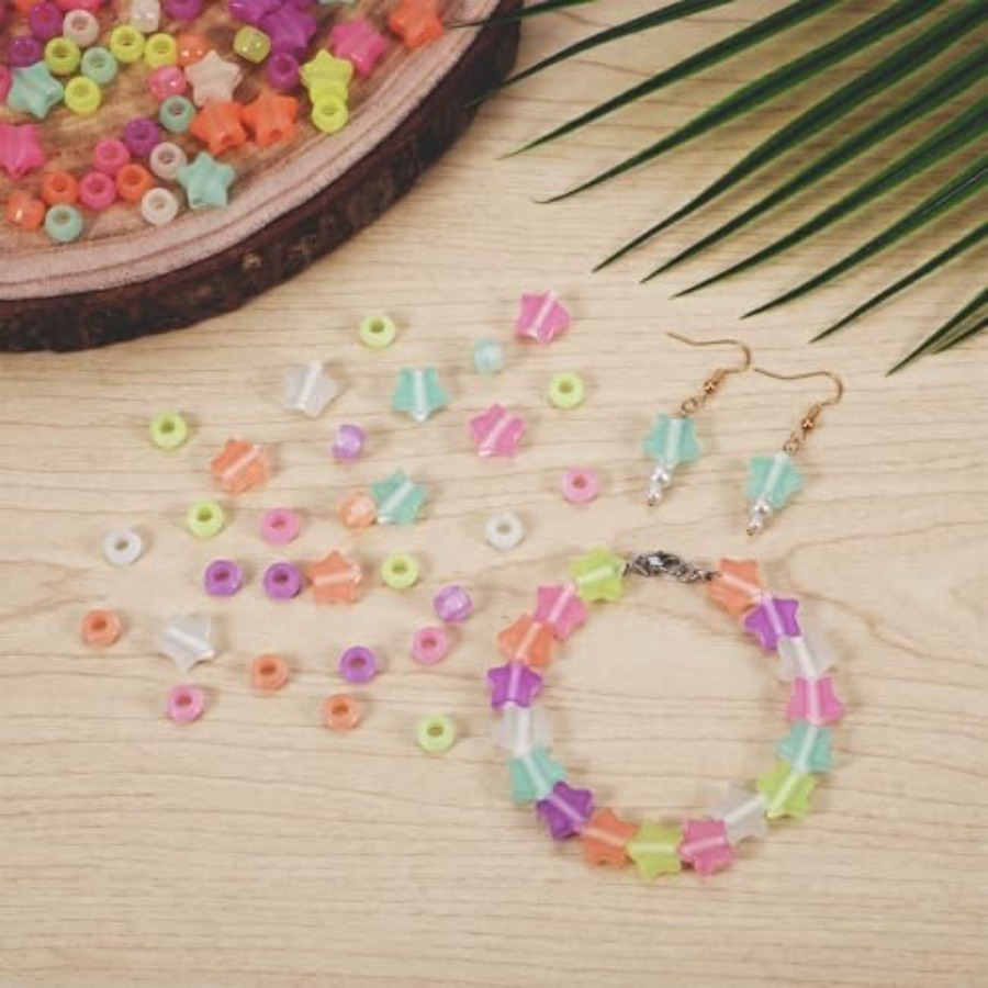 220 Pcs Glow in The Dark Beads - Jewelry Making Birthday Party avis et prix