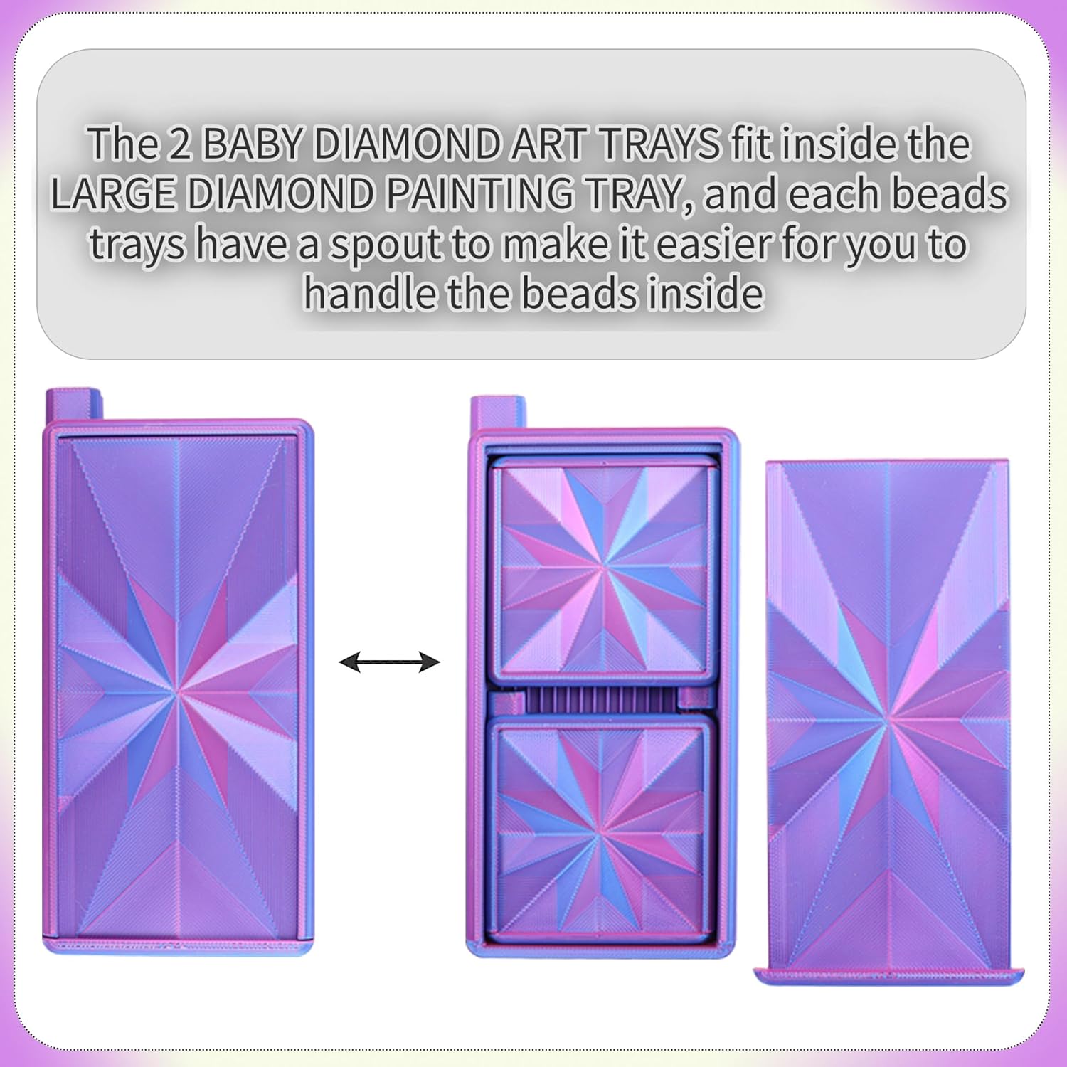 3 in 1 Diamond Art Trays With  - Bead Organizer Tray avis et prix